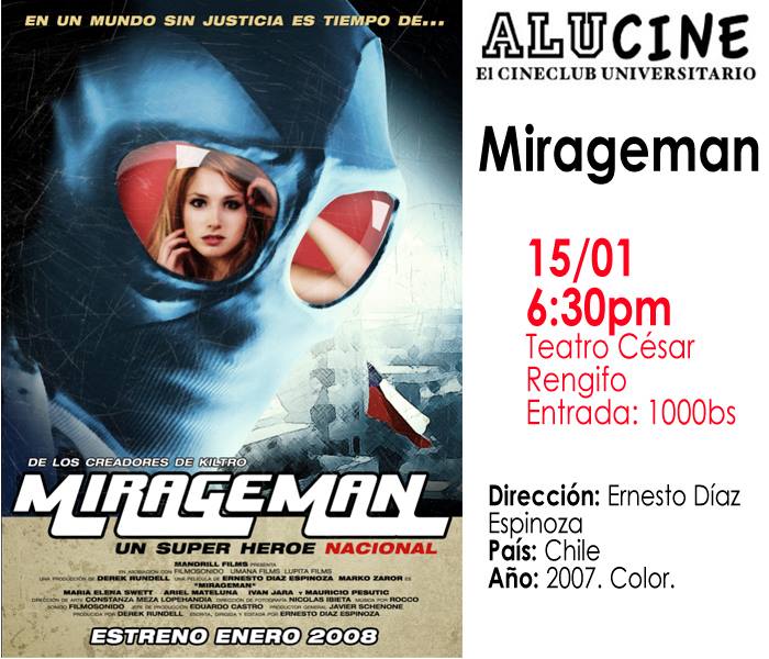 Esta noche 6:45 pm.
alucine.ula.ve