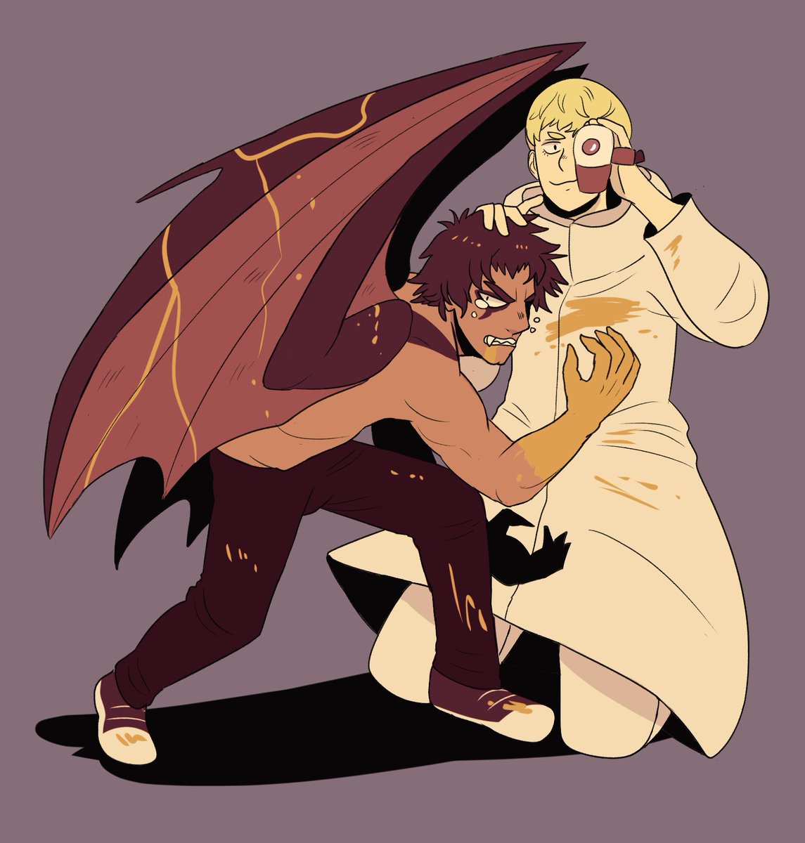 artisticazurite's tweet photo. Smile for the camera #DEVILMANcrybaby https://t.co/l1yjMU2ngK