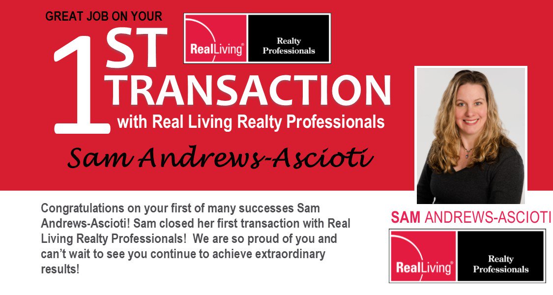 BHHSRealtyPros's tweet image. A big congratulations to Samantha Andrews-Ascioti on her first transaction with Real Living Realty Professionals! On behalf of the Real Living team, we are so proud of you Sam! Here's to the first of many! 🏡🍾🎈🎉 #firsttransaction #realestate #realtor #firstsale #sellinghomes