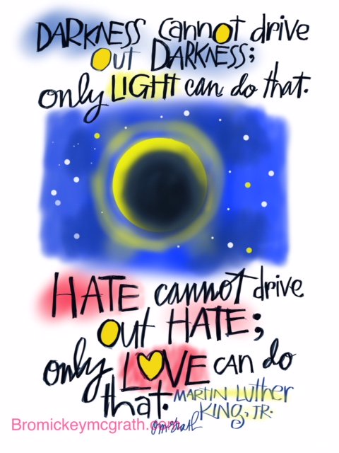 DeSalesUFrJim's tweet photo. At DSU, we remember, we celebrate, and we believe that Gospel love conquers all things.  Blessings of peace and justice on this MLK Day! #MLKDay https://t.co/F988anNdNI