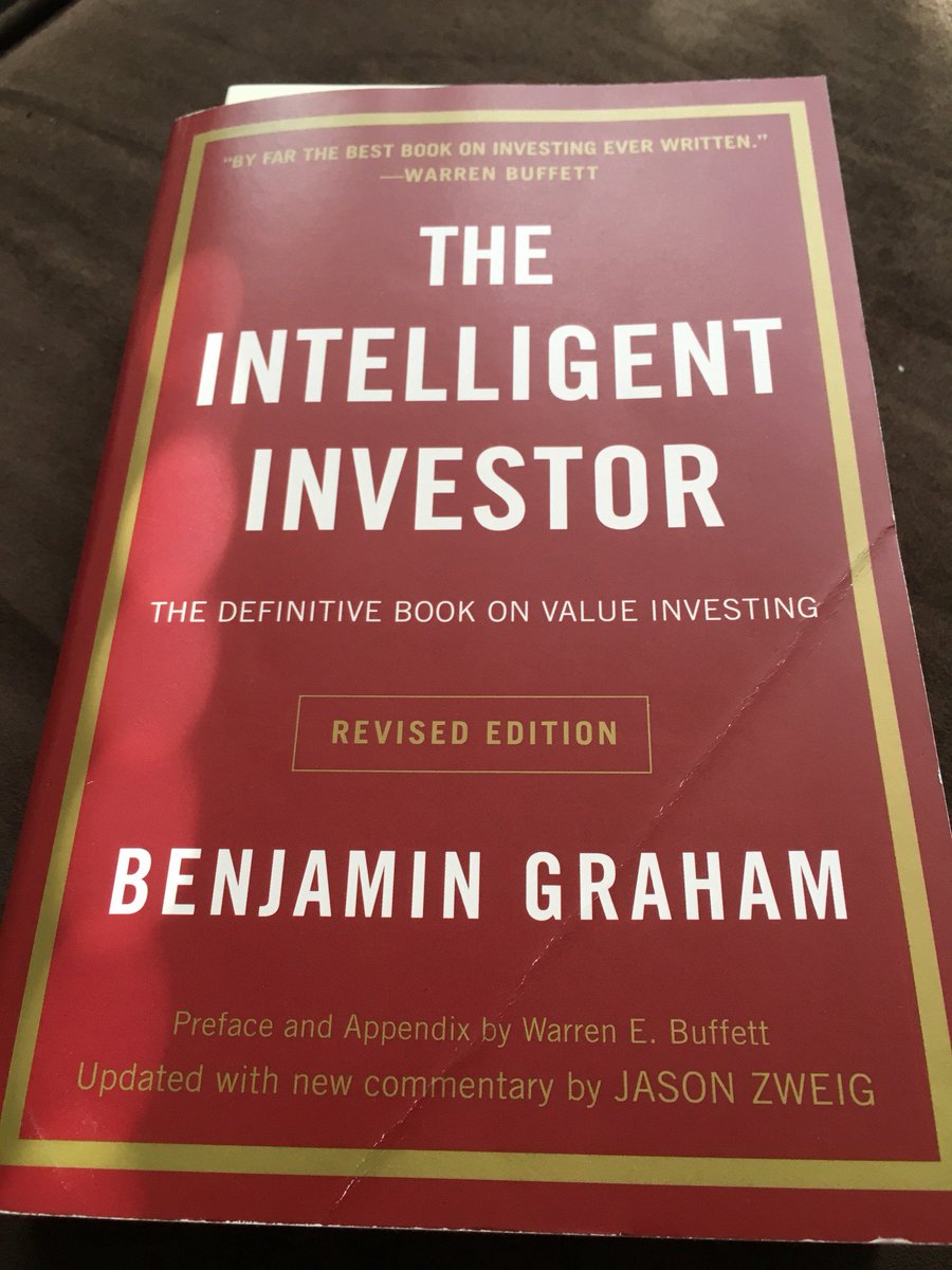 RandomCryptoBoy's tweet photo. I learned so much from Benjamin Graham's book : The Intelligent Investor ! I would recommend this book to everyone ! it's lifechanging! 
#WarrenBuffet #Reading https://t.co/Z54e9OGrC7