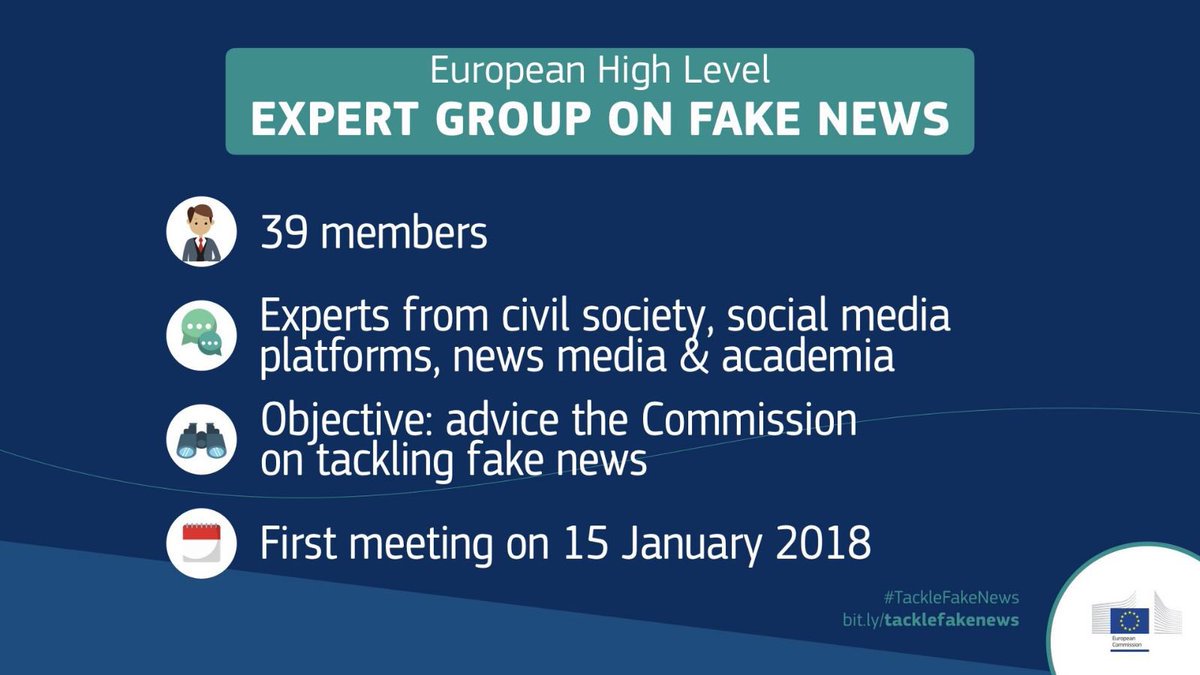 EEinEU's tweet image. The European Commission has appointed 39 experts to a new High Level Group on fake news and online disinformation. Estonian filmmaker and strategic communication expert Ilmar Raag is one of the experts appointed to the  #HLGEFakeNews.
📺europa.eu/!md39hC
