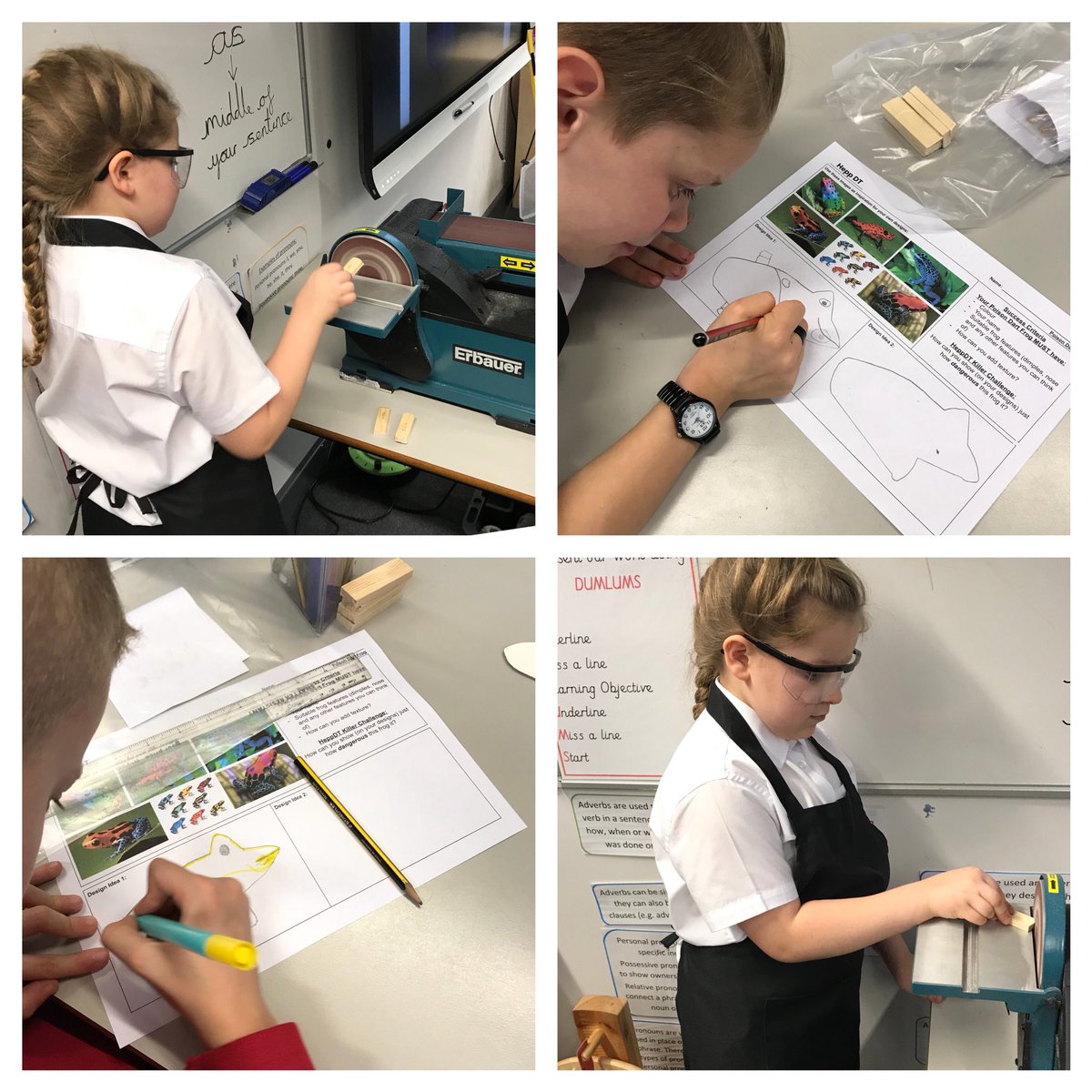 heppdt's tweet photo. Good progress and skill building today Year 4 @JosephLockePS #securingwork #accuratesawing #discsander #designing #5facts #heppdt https://t.co/TJrKW7pLJ9