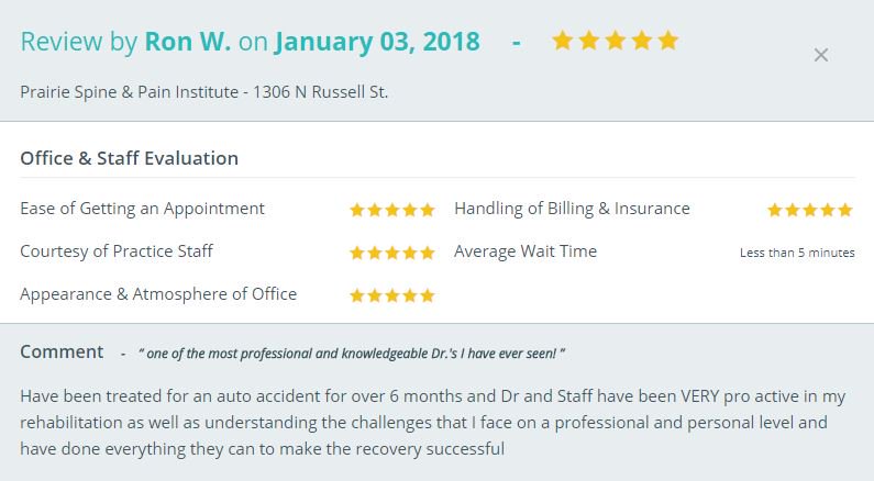 Prairie_Spine's tweet photo. We don't treat pain... we treat people with pain... this affects EVERYTHING we do. Thank you for being our patient, Ron. #PrairieSpine #Spine #BackPain #NeckPain #Healthcare #Medical https://t.co/UhGWqYFkXw