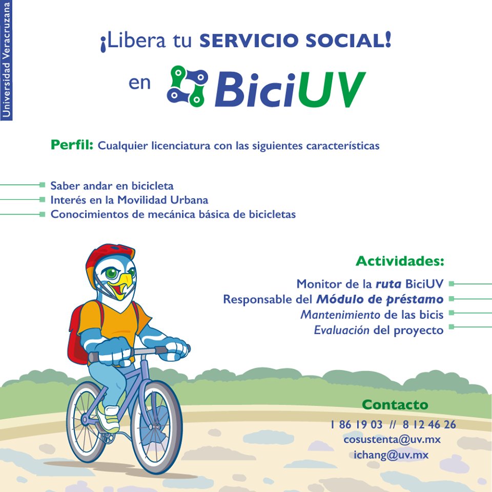 LuzioUV's tweet image. #EstudianteUV
¿En busca de realizar tu servicio social?
Estas opciones te pueden interesar: