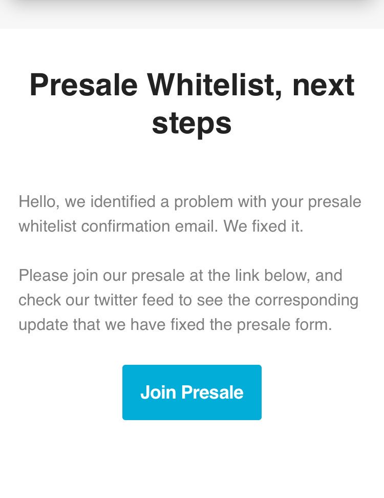 DynamoNarmi's tweet photo. @ParetoNetwork Me too. Got this email but I already submitted my ETH to the address I received from support@pareto.network. https://t.co/joGHEXmkDr