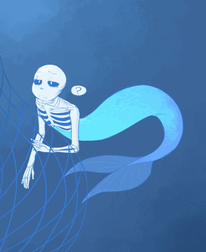 Mer_Sans's tweet image. *The mer-skeleton notices something in the water as he swims closer to it studying it curiously*

#OpenRP