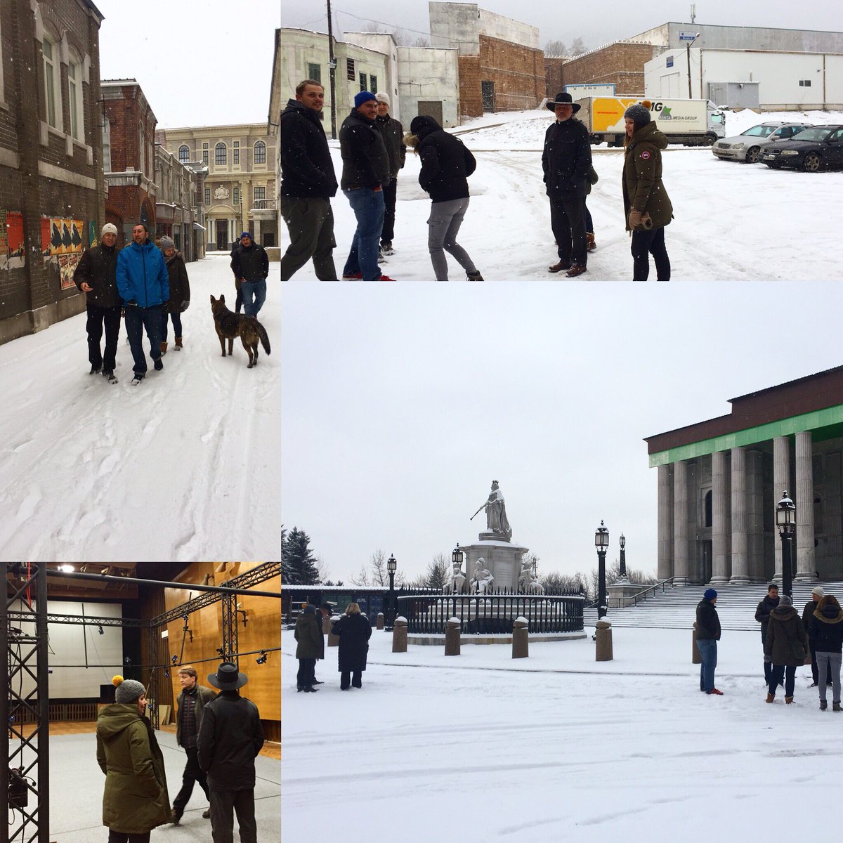 nuboyana's tweet photo. Touring the studios with a group of UK producers and directors who came to explore the options to film their projects with us. #moviemagic #destination https://t.co/vgO0BplHDB