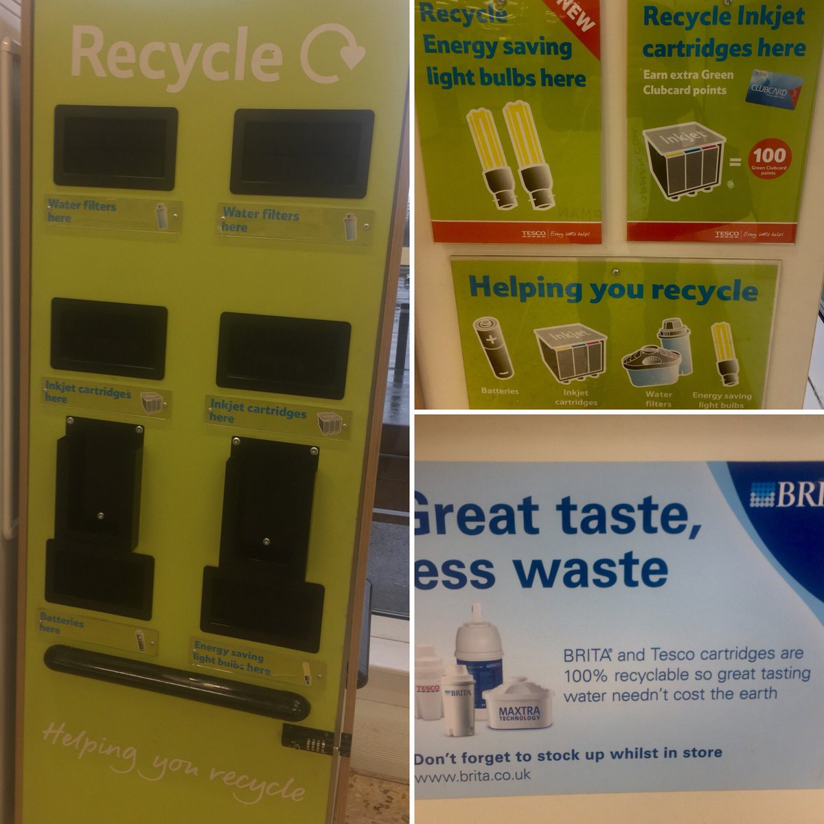 Isabelle Lamy On Twitter Tesco Seems To Be The Only Place Where To Recycle Britausa Cartridges In The Uk Even If I Don T Do My Shopping At Tesco I Always Stop There