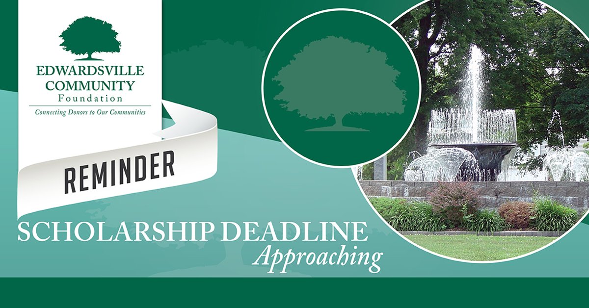 EdwCommFdn's tweet image. Calling all high school students and parents! The deadline to apply for a scholarship through ECF is January 31st. Scholarship information is available on the EHS site and applications are available in the Guidance office. goo.gl/5ZLgF9