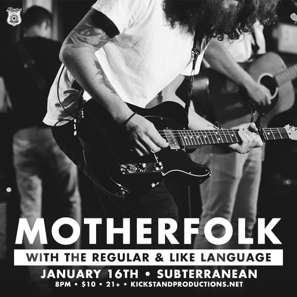 likelanguage_'s tweet photo. Can’t wait to join @MotherfolkMusic &amp; @TheRegularMusic at Subterranean tomorrow night!  Grab your tickets and see you there. https://t.co/CVGvsmx6Ot