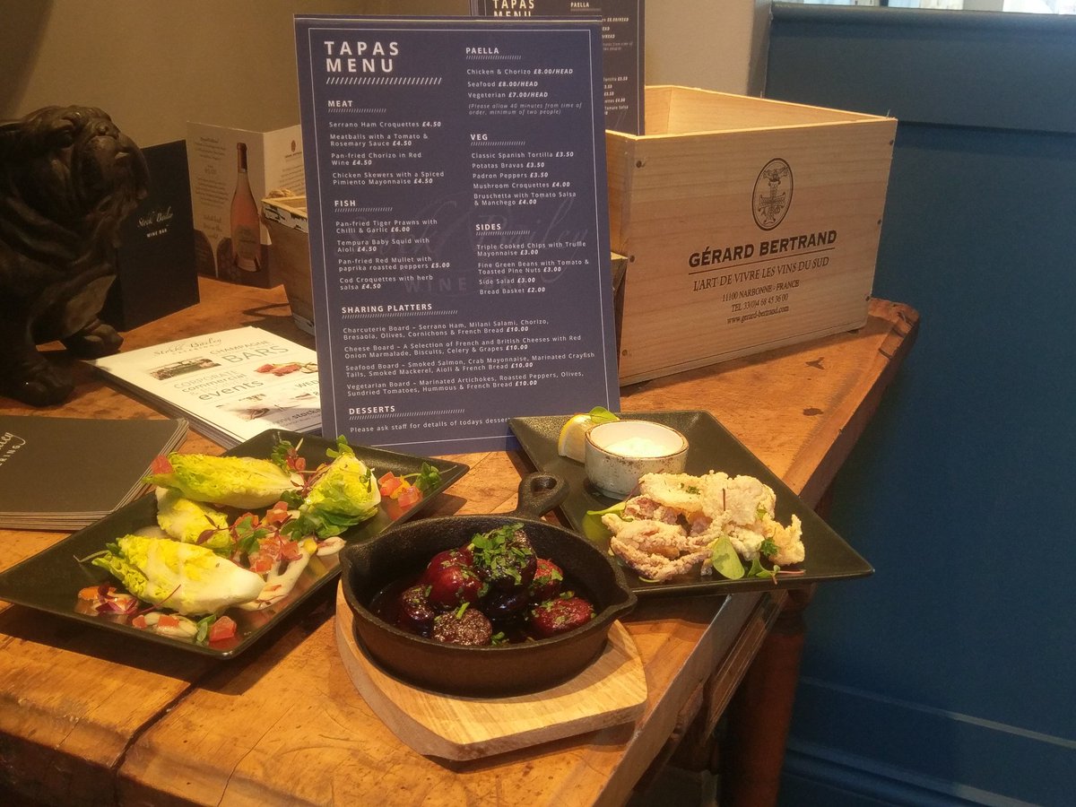 Come and see us for wine and tapas this week to make January BETTER!#Colchester #wine #tapas 
01206 616060