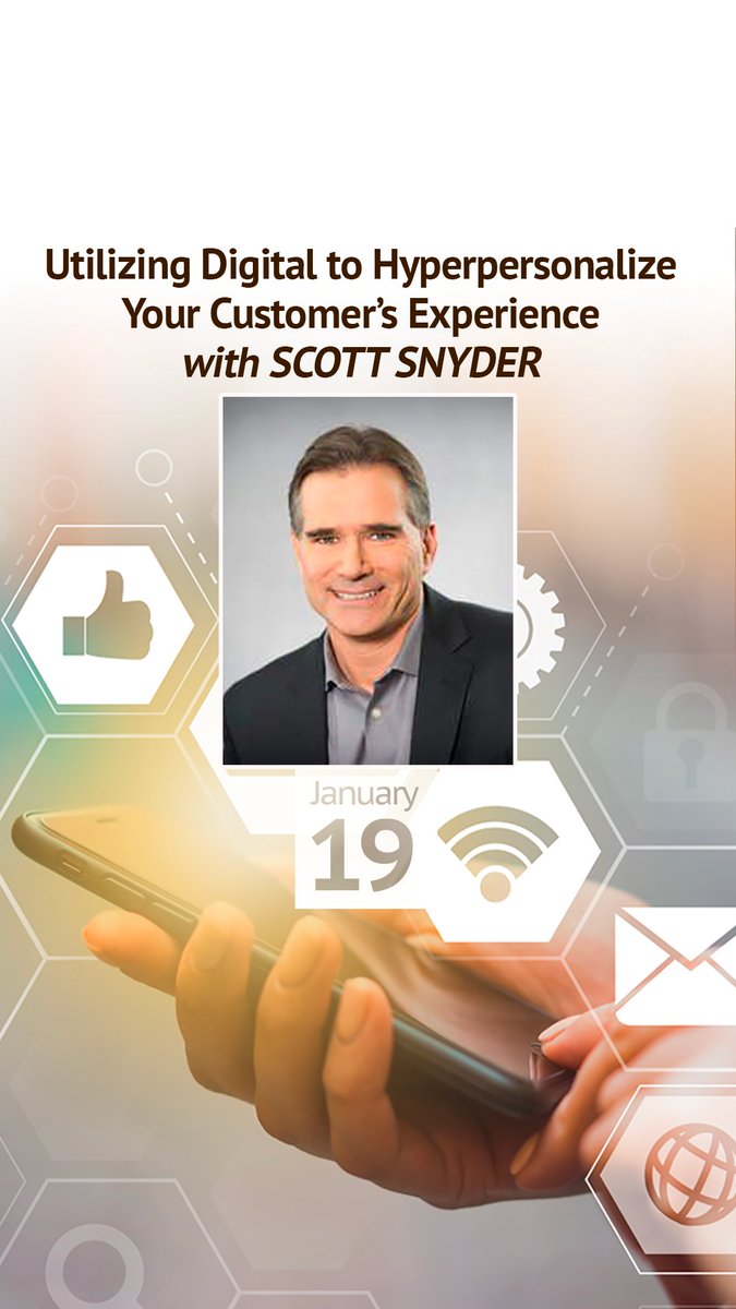 presReagan's tweet photo. This Friday! Dr. Scott Snyder will be speaking in the #roc on #digitalmarketing and #customerexperience with smart tech and how to personalize marketing based on the data we get from things like your smart watch! Register now: https://t.co/n6qPKlgjOc https://t.co/bG1aLJYyqy