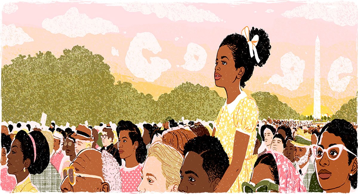 Today we celebrate Martin Luther King Jr. Day. See the story behind today's Google Doodle from the artist. ow.ly/IiN830hMR0y