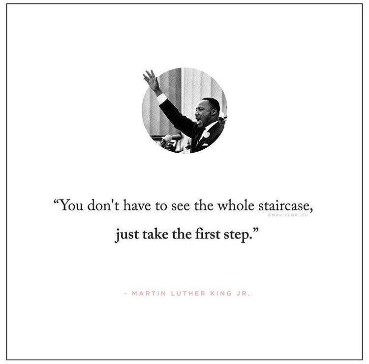 What a difference one life can make. #words #hero #martinlutherking #extraordinarylife #live #mondaymotivatation #dreambig <a href="/marieforleo/">Marie Forleo</a>