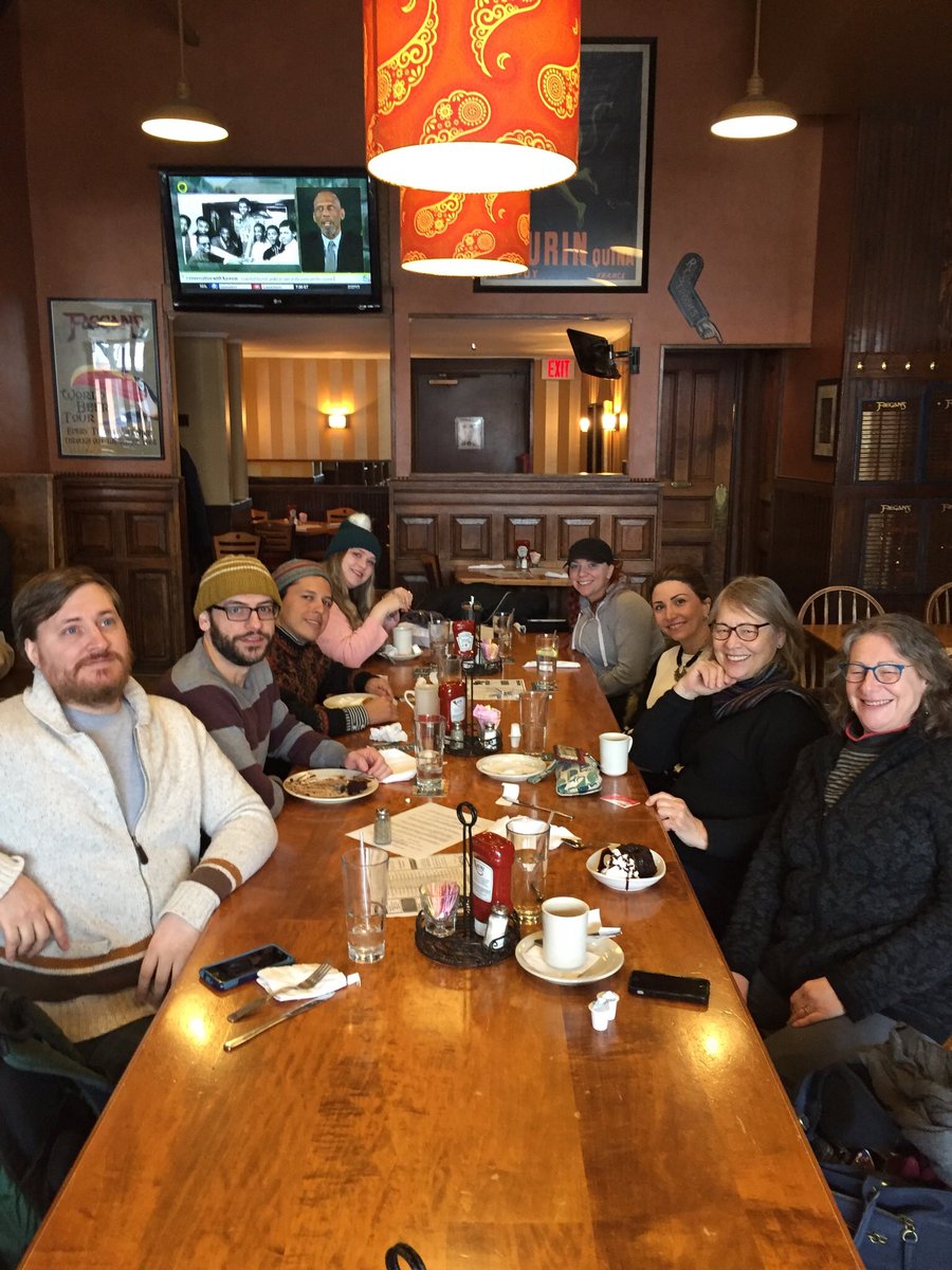 rmhoward's tweet image. Here we have Citation Project stalwarts, including @Ahabetbm , @jordan_canz , @SandraJamieson , and @JasonMarkins, resting on their laurels after a great planning meeting—and lunch.