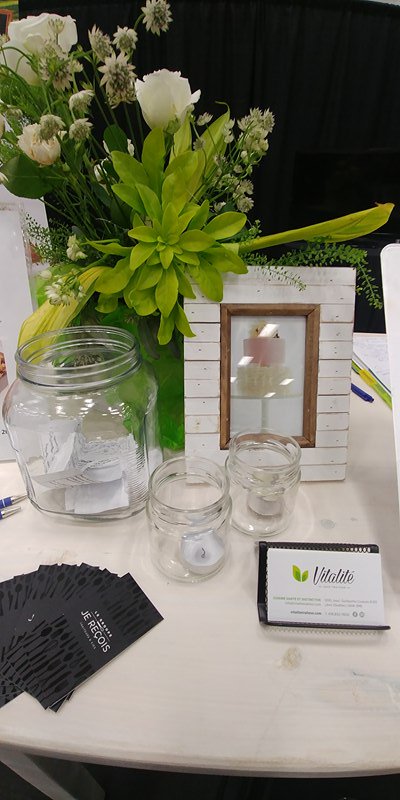 fleur_concept's tweet photo. Merci au Groupe je Reçois Traiteur de nous avoir permis d'avoir une fenêtre ouverte sur le salon des mariées de Lévis. https://t.co/f0coqhXKS2