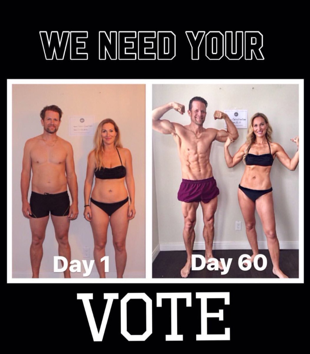 erinbrekkeconn6's tweet photo. LAST CHANCE TO VOTE!!! #LinkInBio #afcc2 @carlinconn @RealHeidiPowell @RealChrisPowell #airdriecouple #fitnesstransformation #60days #transform #MotivationMonday https://t.co/NyOUCOKPFj