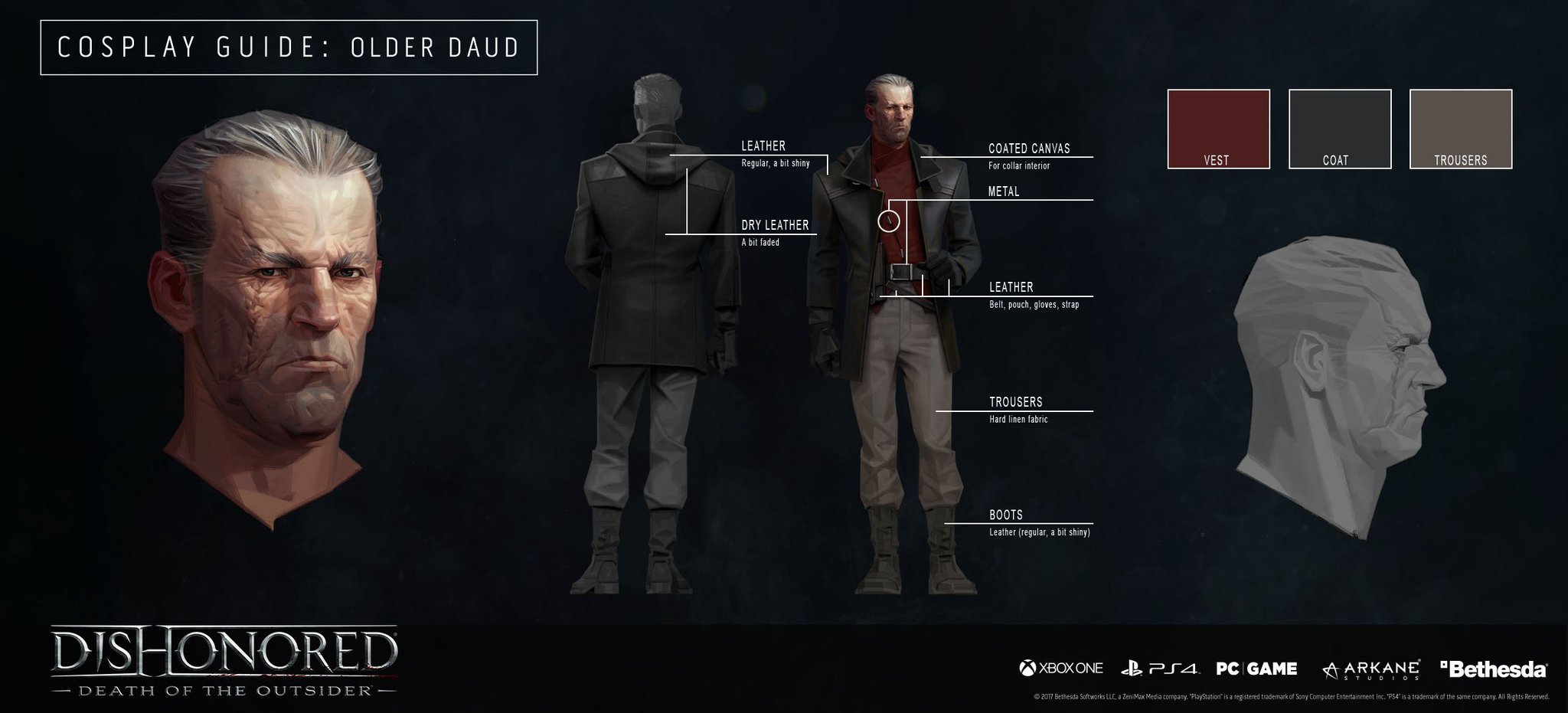 Dishonored 2 – Character Cosplay Guides