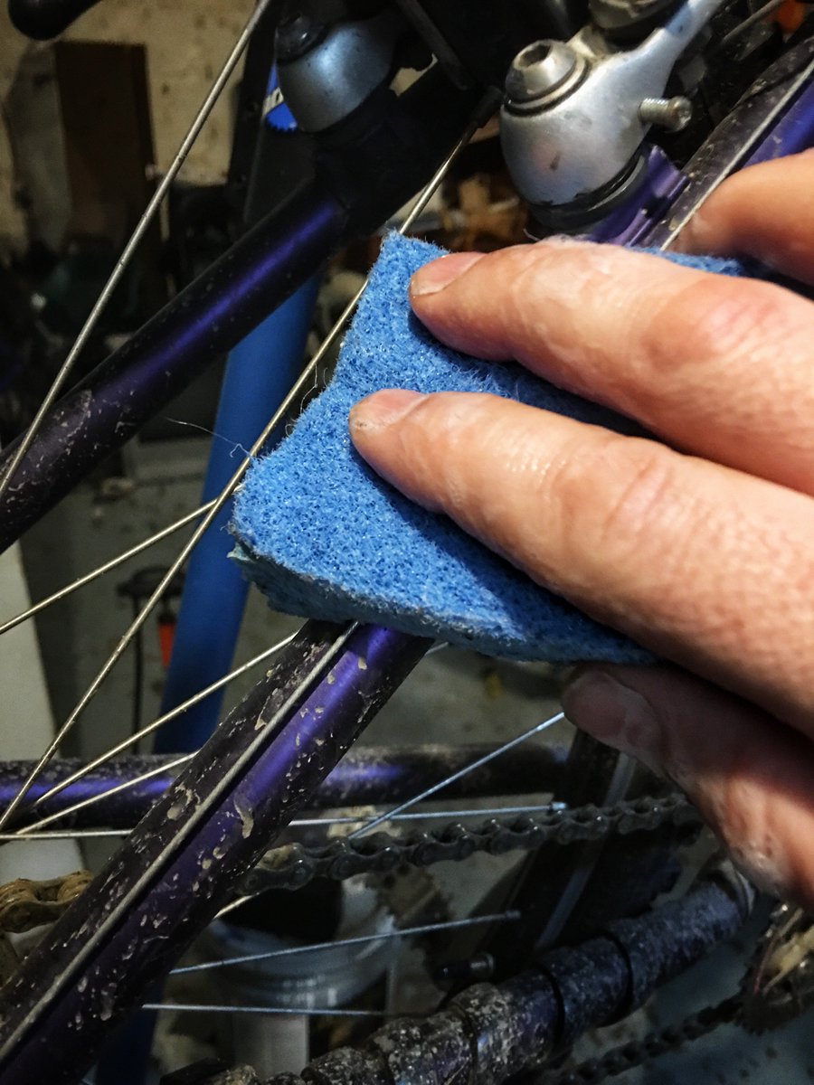 crazycomcyclist's tweet photo. New post today! Are you riding during these winter months? So am I but with winter riding comes the winter mess. Check out my blog for cleaning advice. https://t.co/JQyDYpTuR6. #mondays #coldweathercycling #winterbicycling #cyclingcommute #cycling #healthylife #goldfinchcyclery https://t.co/4FCU7pm1Yx