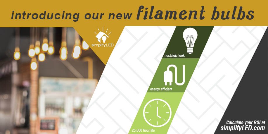 simplifyLED's tweet image. Enjoy our 5 Year Warranty on our new vintage style filament bulbs! Get that retro look you&apos;ve been wanting with a click of a button: ow.ly/V8Wm30hIynF
Have a question? Feel free to message us and we will get back to you as soon as possible. #heretomakeyourlifesimple