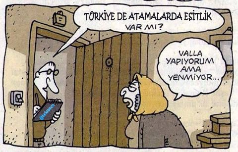 Atamalarda eşitlik istiyoruz.
#TürkiyedemekİİBFdemek