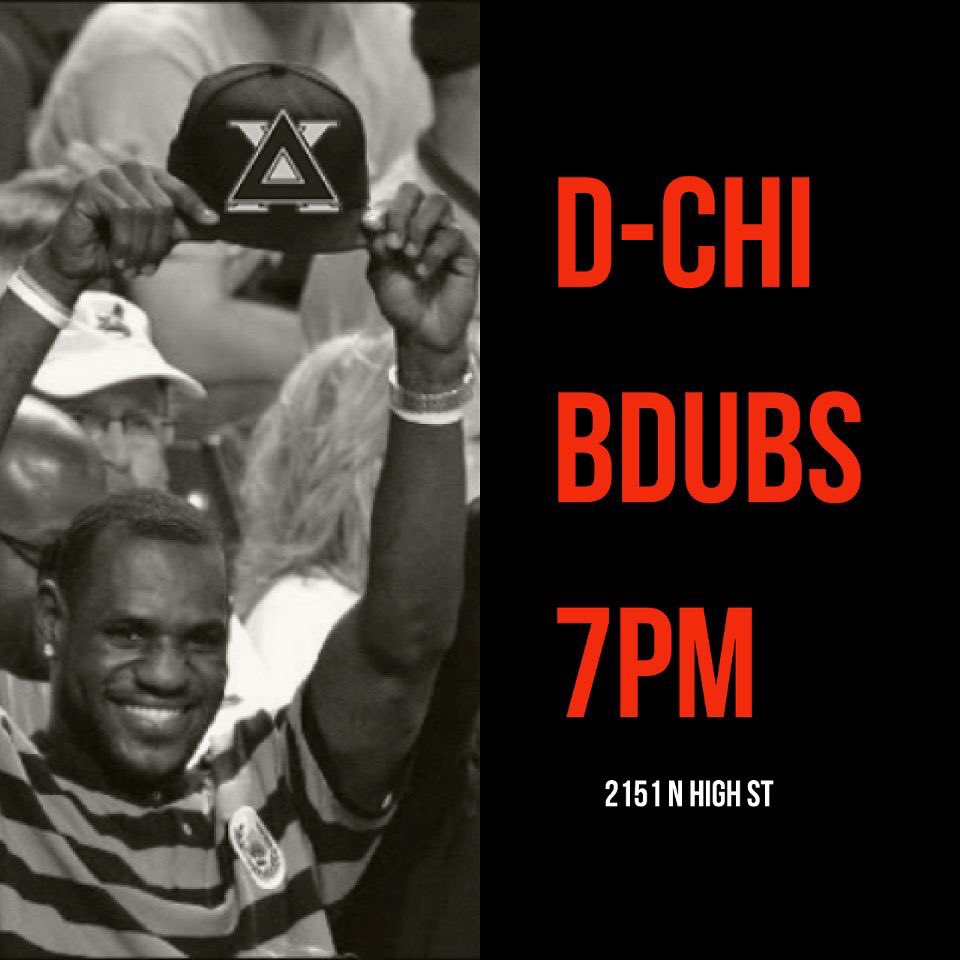 OSUDeltaChi's tweet photo. Rush continues tonight, come find us at B-Dubs at 7pm! #rushDX https://t.co/9y70Y84IDc