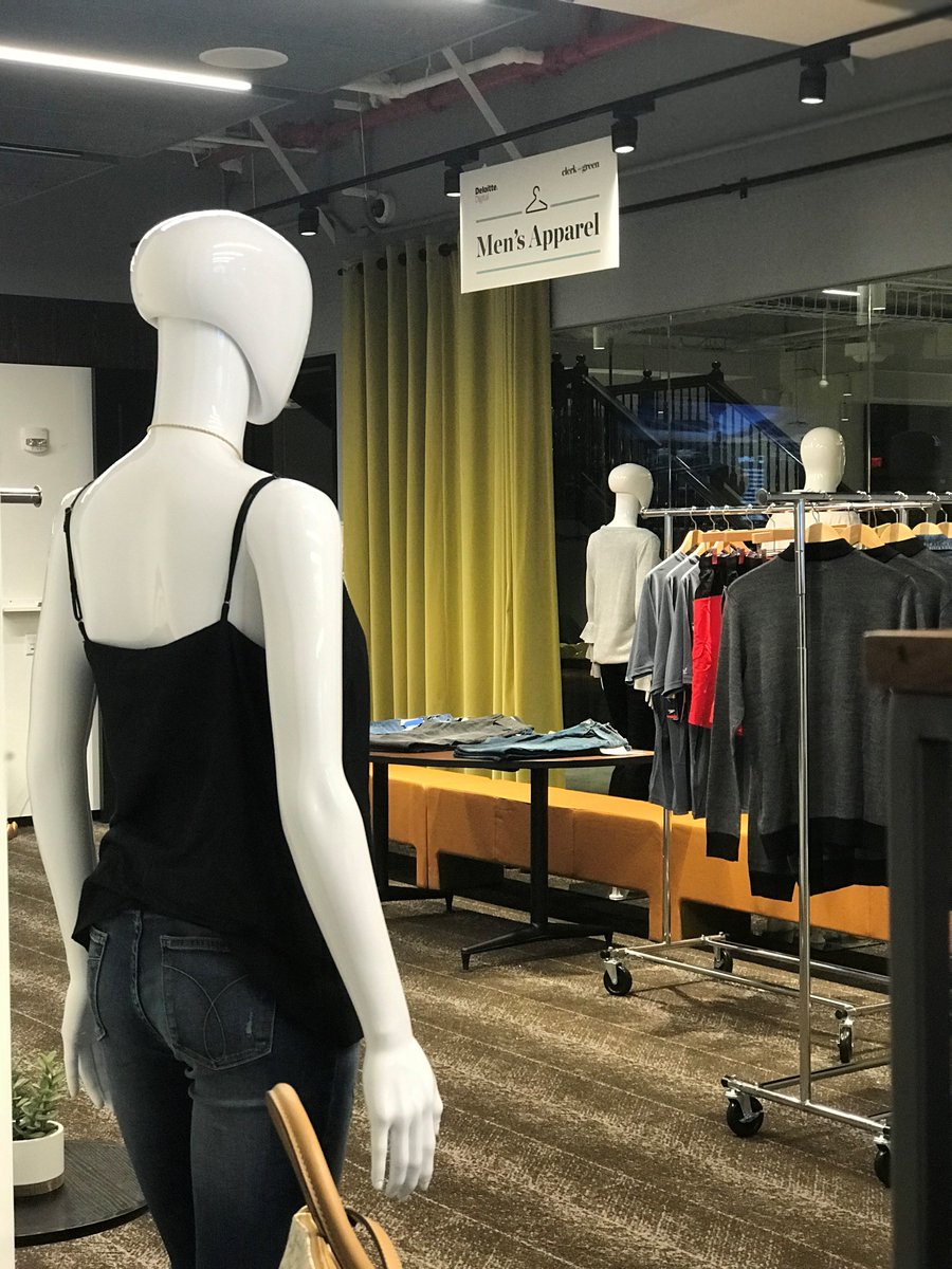 DeloitteDigital's tweet photo. A behind the scenes peek of our "the store of the future" - a connected retail pop-up in our NYC studio for @NRFBigShow #NRF2018 #RetailMe #ClerkandGreen https://t.co/4NYwY4HsqK
