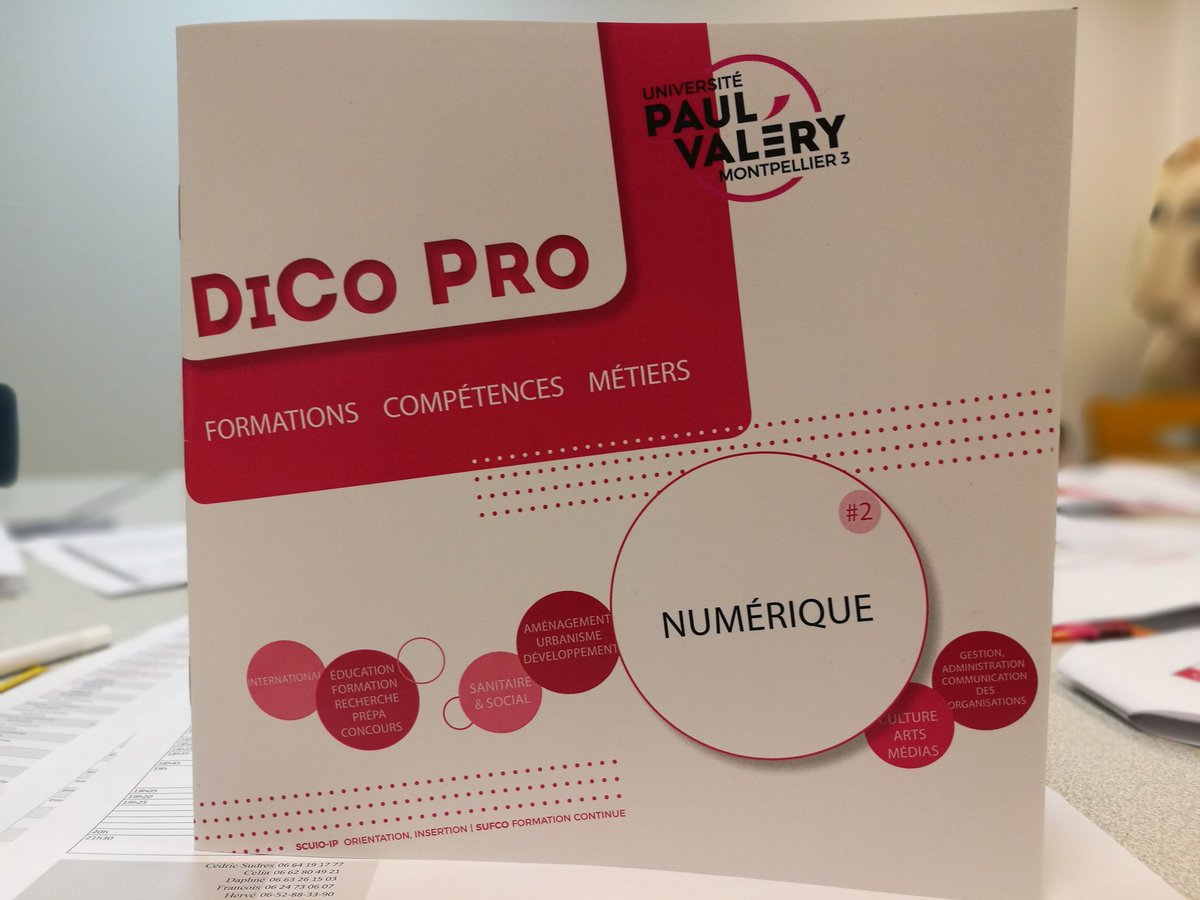 univpaulvalery's tweet photo. Rendez-vous demain 17h50 au @ThtrelaVignette pour les #HivernalesPro ! Au menu : intervention de pros du #Numerique, présentation du #DicoPro et échanges 👌 #Montpellier https://t.co/XWYqm204Xz
