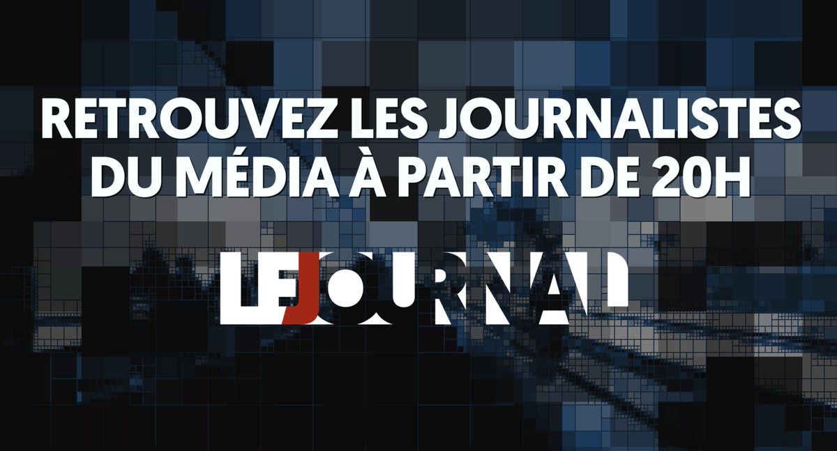 LeMediaTV's tweet photo. Le Journal du Média c'est dans moins d'une heure ! 
Connectez-vous sur https://t.co/rKbq5FaqD2

#LeLancement https://t.co/TjPzMCCVIo