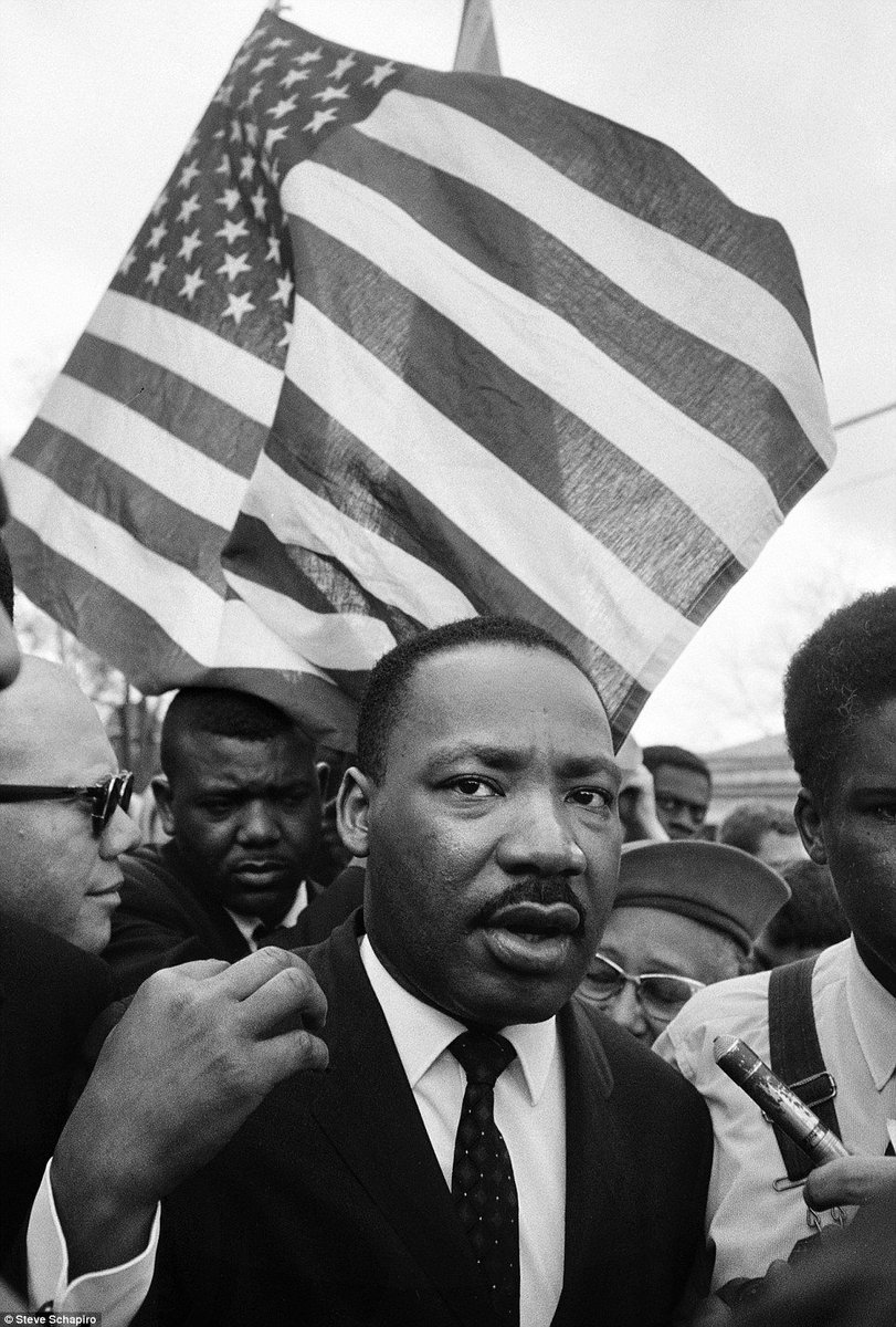 Dr. Martin Luther King Jr., Selma March 1965. 📷 –Steve Schapiro

#MLKDay #MLK #MLKJR #MartinLutherKing #MartinLutherKingJr #CivilRights #Inspiration