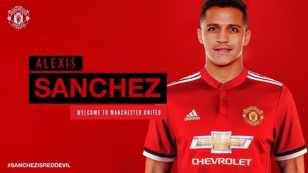 #MUFC is delighted to announce the signing of our new No.7 Alexis Sanchez on a three-year contract. #WelcomeAlexis
