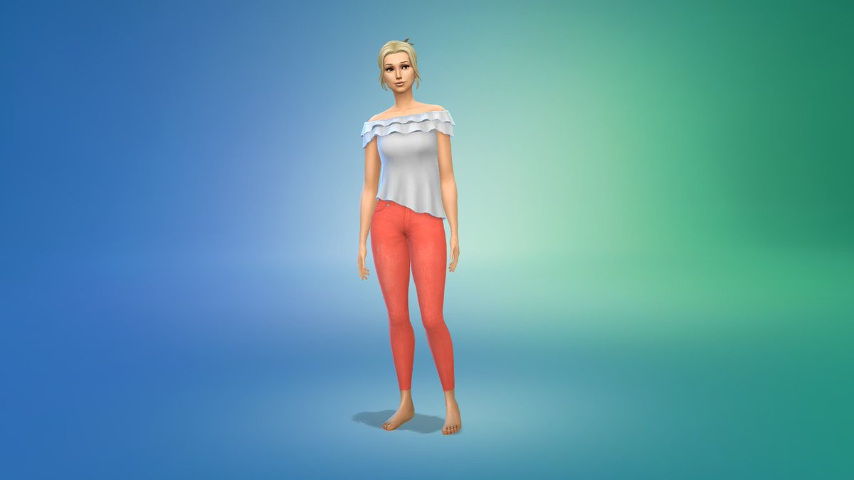 Cinderellimouse's tweet photo. This #TS4LaundryDayStuff blouse is so romantic looking! I used it for my Sims' party-wear. I like it over the skinny jeans from #TS4BackyardStuff and the hair from #TS4RomanticGardenStuff. But it looks fab with denim shorts or bright pants too. #EAGameChangers https://t.co/Q6q8Rt40Dy