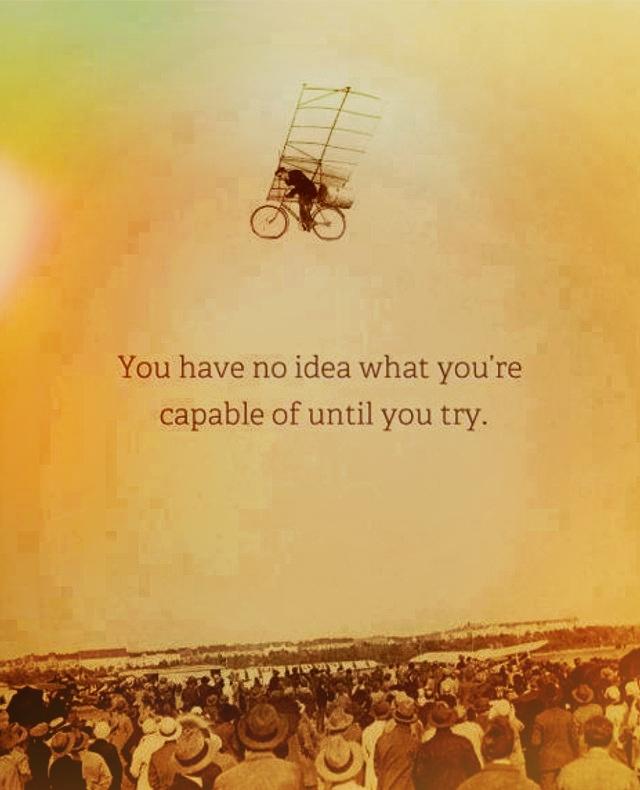 #SLAMS 14
You have no #idea what you're #capable of until you #try

#ThinkDifferentlyDoDifferently
#PersistTillYouSucceed