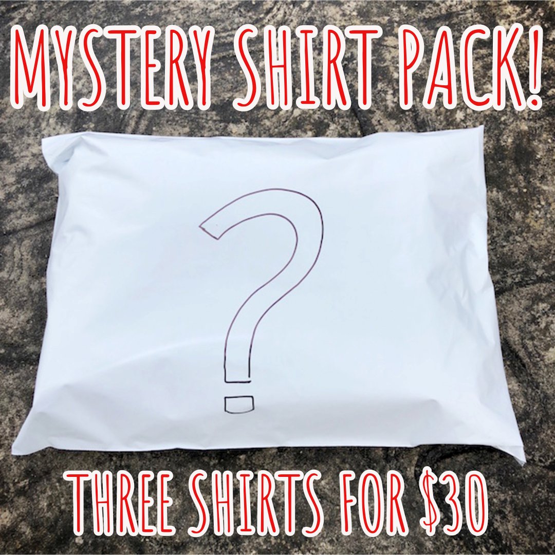 If you missed out on getting one the other day, we put together four more $30 mystery shirt packs!
store.canyoudigitbmx.com