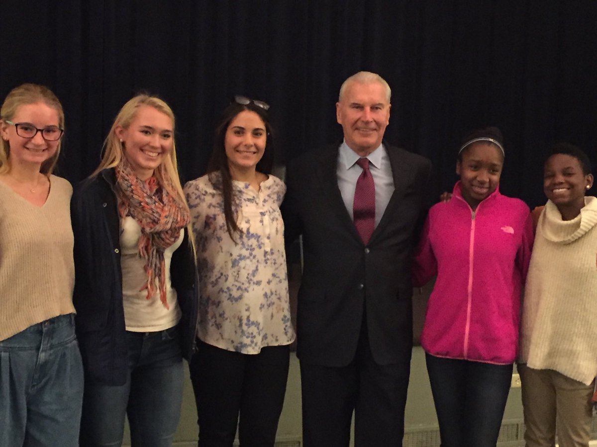 trishmedeiros's tweet photo. Ursuline students gathered for the Mayor's event "With Gratitude" panel discussion #growthvaluesforlife #BeTheChange @UAwilmington @MikePurzycki https://t.co/ZZpEsR46VC