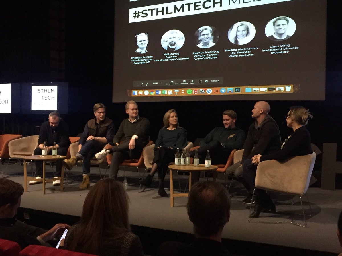 Lisa_founder's tweet photo. New funds are taking over the nordic startup ecosystem #STHLMTECH @WaveVentures @neilswmurray #FuturisticVC @inventureVC @STHLMTech https://t.co/gBPjhAieCr