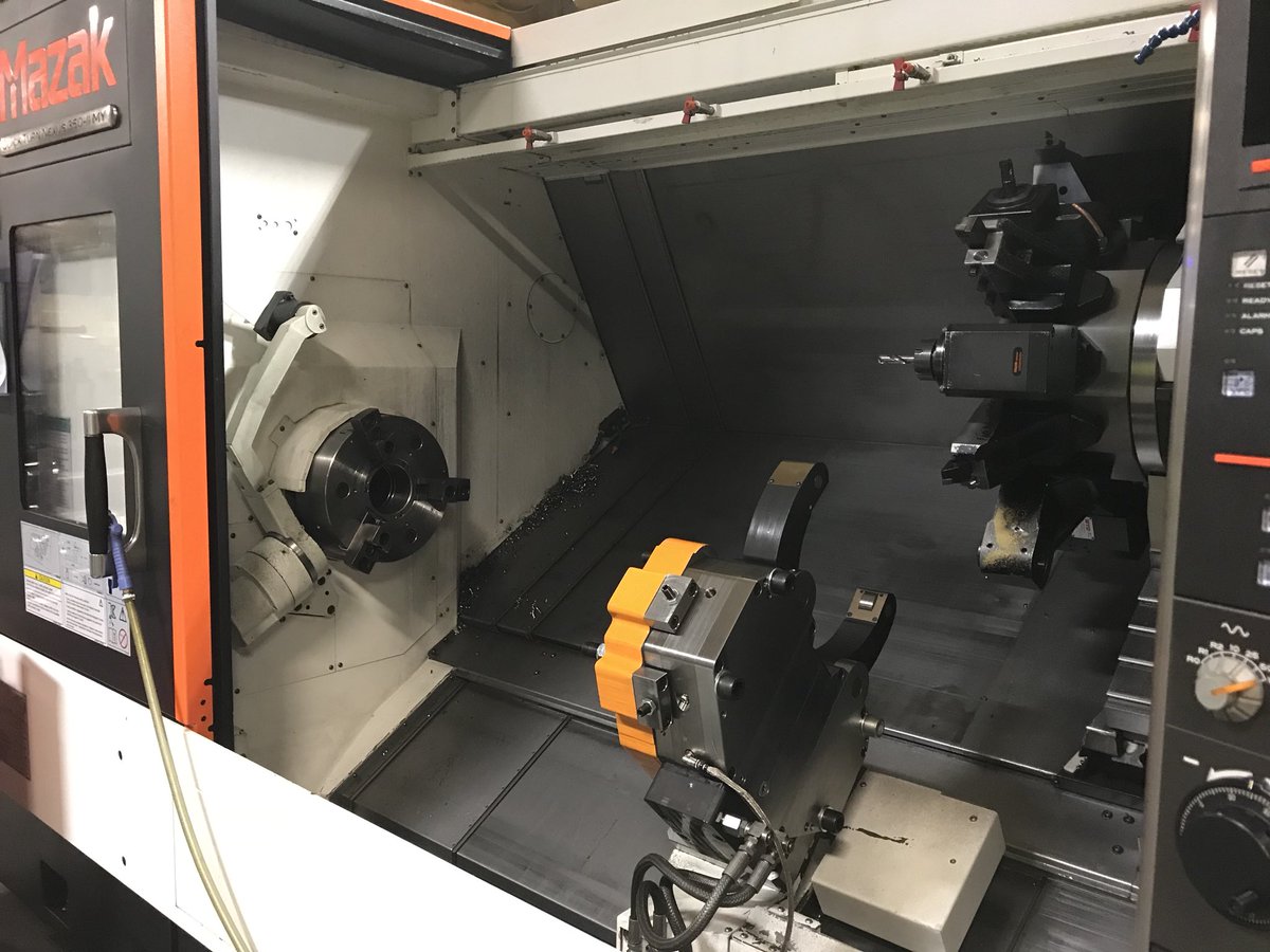 markyounghtafc's tweet photo. Increasing capacity on @MazakEurope QTNexus 350MY with an Atling AX6i steady with internal cylinder for 255mm diameter from @JWworkholding https://t.co/HNT6nhdQVJ