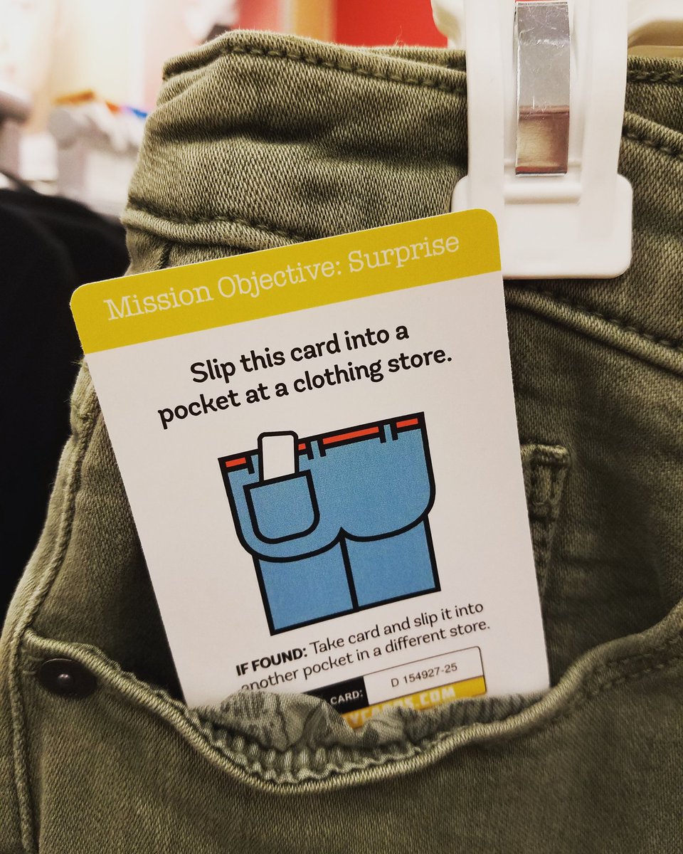 KJtheGreenGirl's tweet photo. Somewhere in 🎯😉 I placed this card. @SneakyCards #playitforward https://t.co/78NiAlovGc