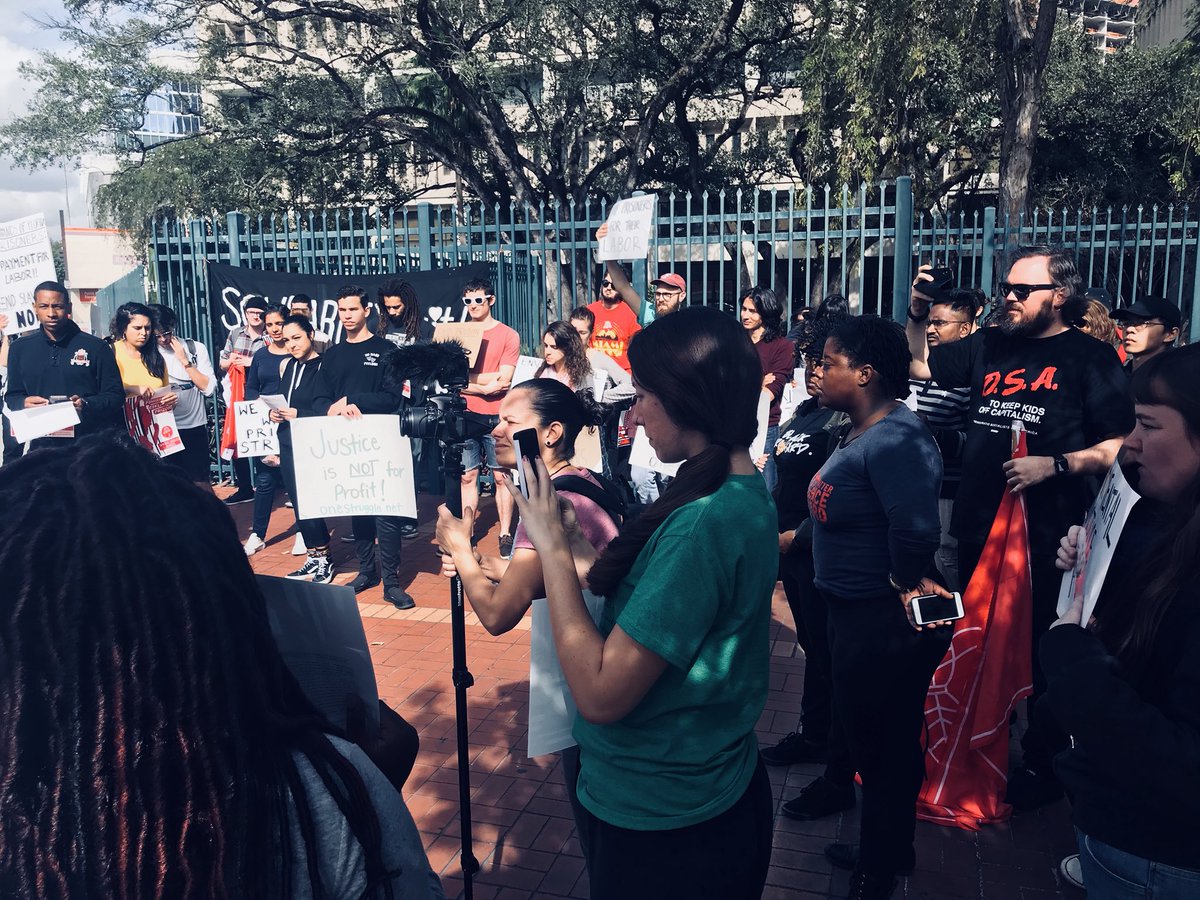 BRRN_Fed's tweet image. #OperationPUSH rally in Miami in solidarity with striking prisoners across Florida.