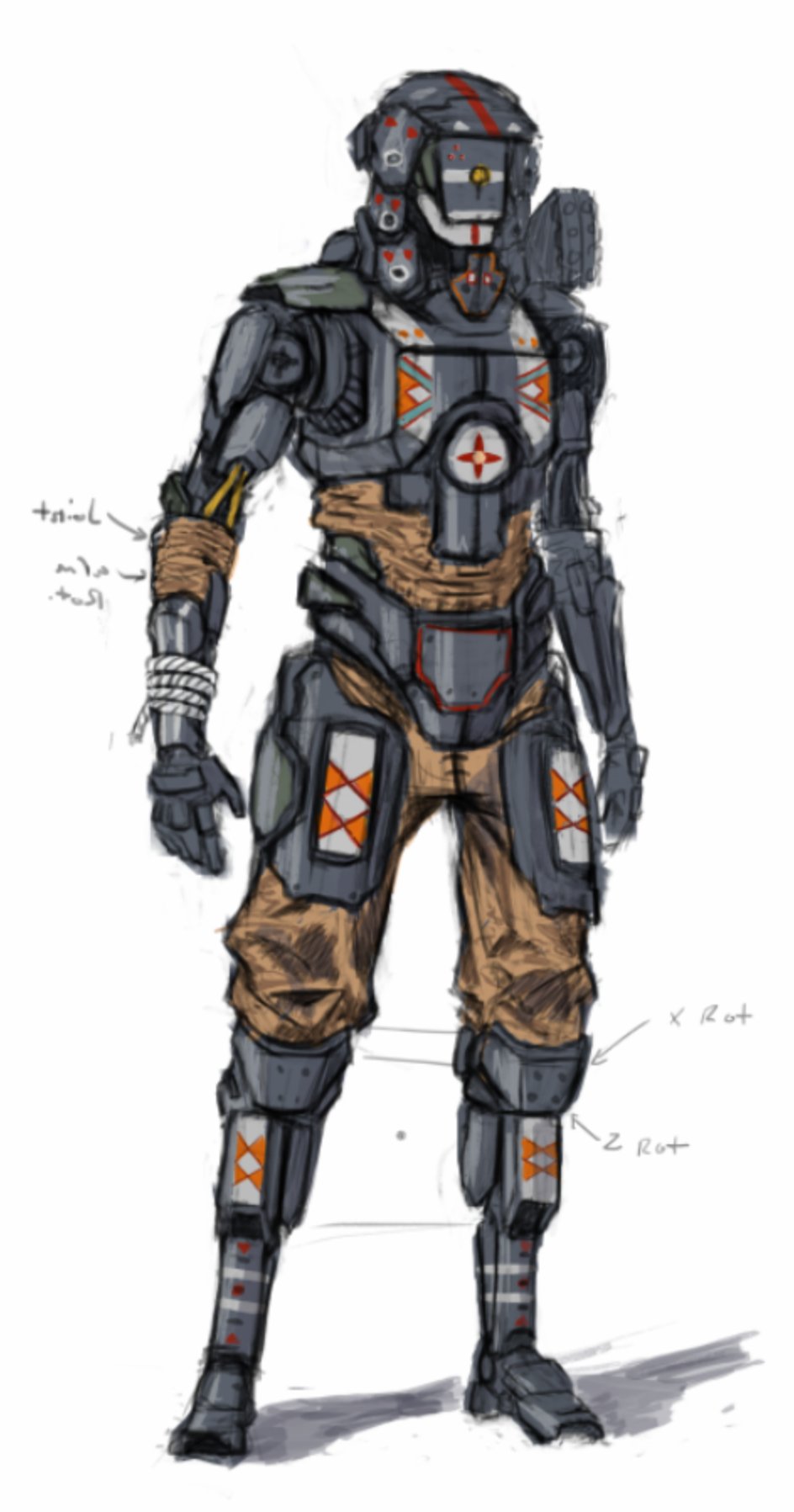 Sci fi light armor