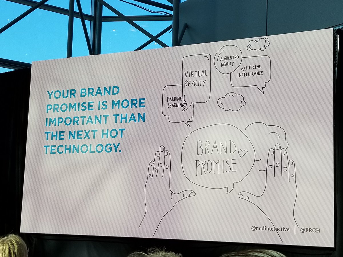 nincoroby's tweet photo. Brand promise is the most important thing... #NRF2018 #CR18ECH #mjdinteractive https://t.co/HTSA4LNLIz