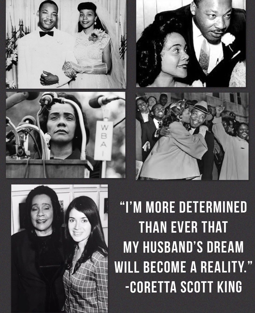 Today we remember Martin Luther King &amp; the strong woman by his side, Coretta Scott King. I was fortunate to meet her during my event planning days in NYC @92Y - she was always so beautiful &amp; inspirational! #IHaveADream #MartinLutherKing #MartinLutherKingDay