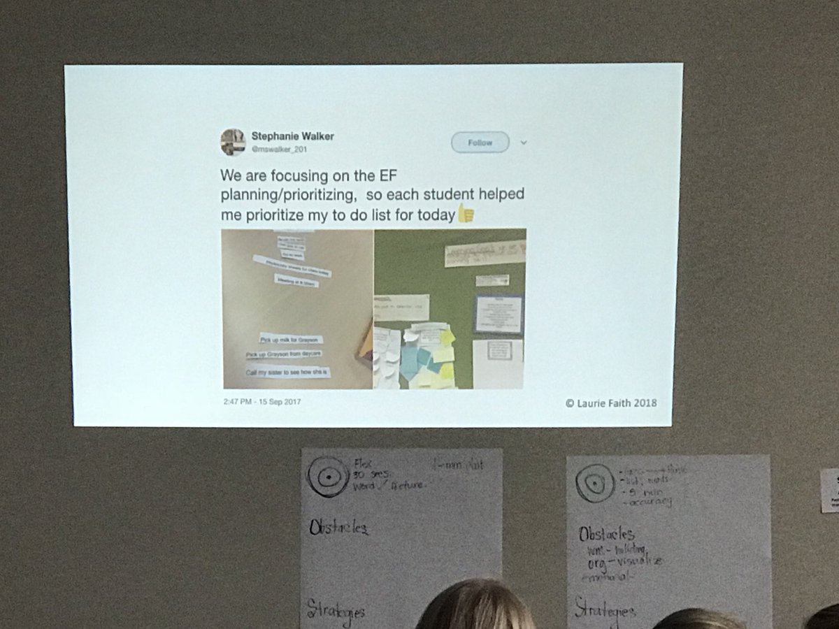AndreaMcCabe2's tweet photo. Laurie Faith gives shout outs and examples of the outstanding EF work our TLDSB educators are doing at today’s workshop! @mswalker_201 @MJordanWatt @centralsenior https://t.co/VPRXj1ewBl