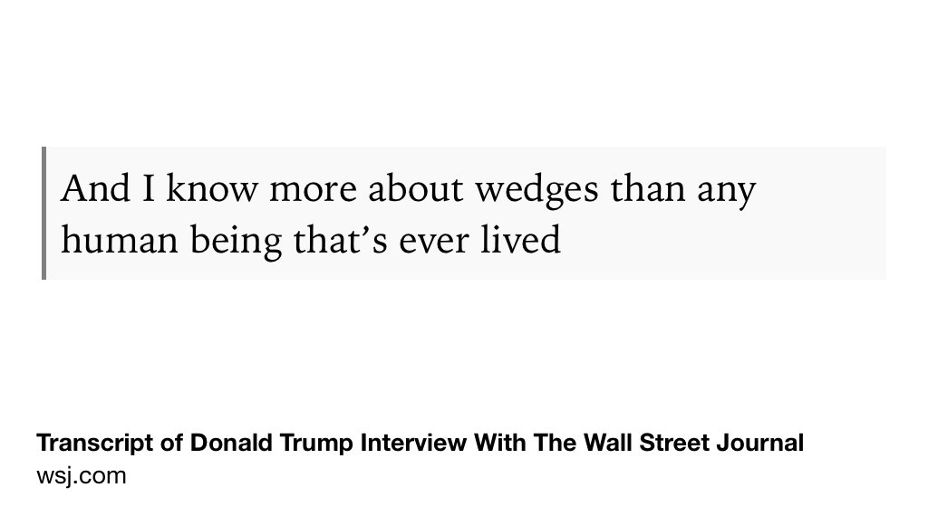 AlexTsevdaris's tweet photo. @TheStarters “And I know more about wedges than any human being that’s ever lived” https://t.co/Rkc9yUAczy https://t.co/QuBSEZg6oU