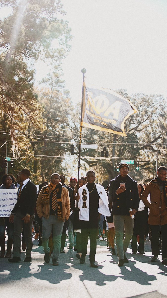 valdostastate's tweet image. “Darkness cannot drive out darkness; only light can do that. Hate cannot drive out hate; only love can do that.” - Dr. Martin Luther King Jr.                                

Members of the NAACP and Alpha Phi Alpha held a march and candlelight vigil today in honor of #MLKDay.