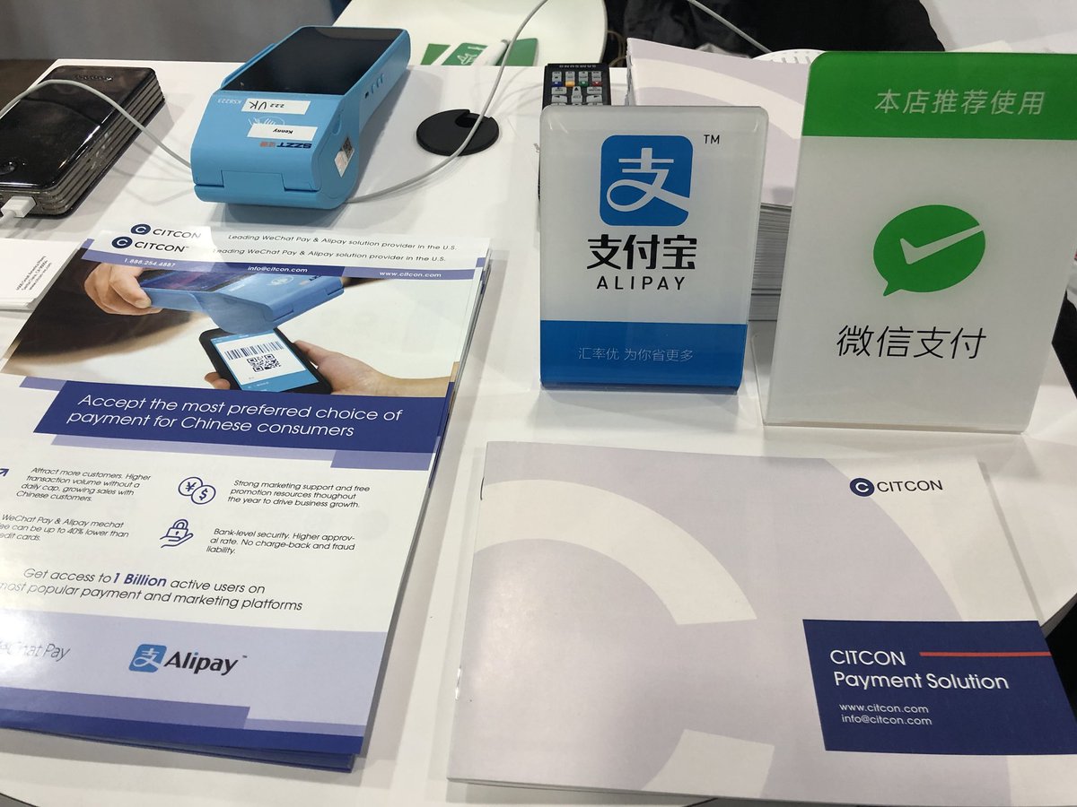 3 million Chinese travelers visit the US every year, spending $30B. How to capitalize on the influx of the Chinese travelers in your #retail stores? #WeChat Pay and #Alipay are the essential. Come to our booth 735 and learn how <a href="/DFS/">DFS</a> and <a href="/CaesarsEnt/">Caesars Entertainment</a> succeed with Citcon. #NRF2018