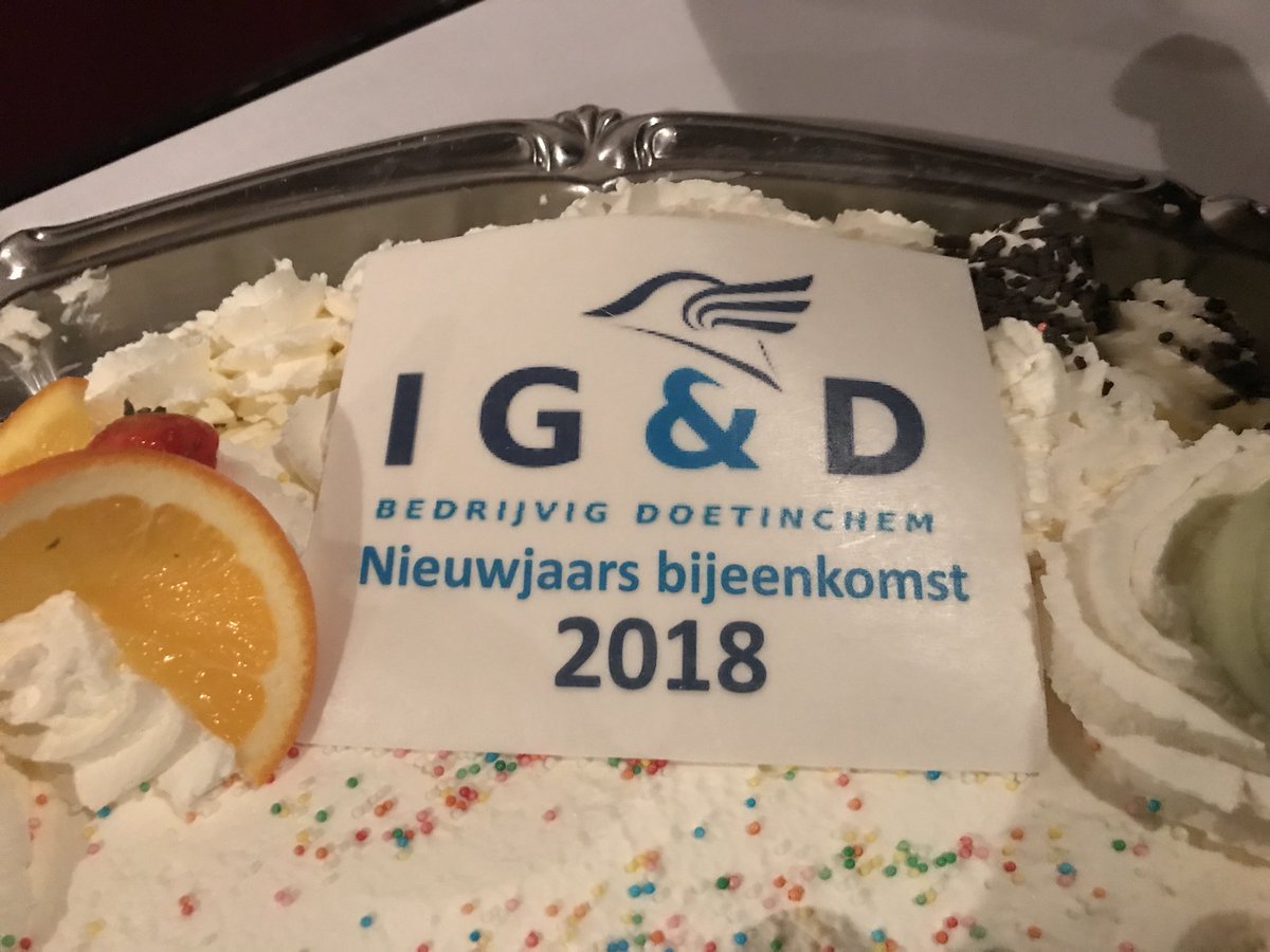 Geweldige nieuwjaarsbijeenkomst bij Het Onland met een bijzondere verrassing ter gelegenheid van het 25-jarig jubileum van IG&amp;D Bedrijvig Doetinchem