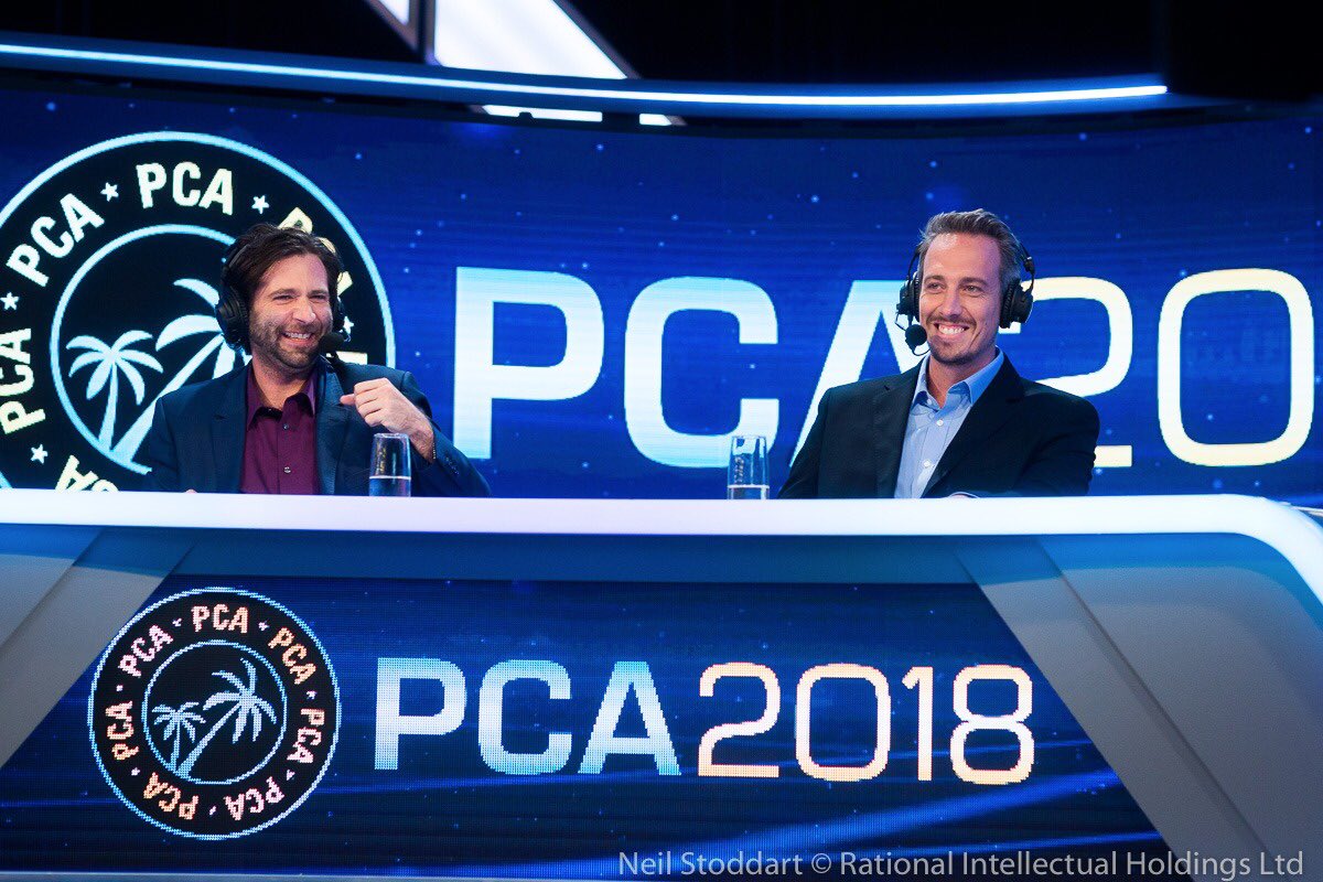 Lex Veldhuis w roli komentatora na PCA Lex Veldhuis w roli komentatora na PCA