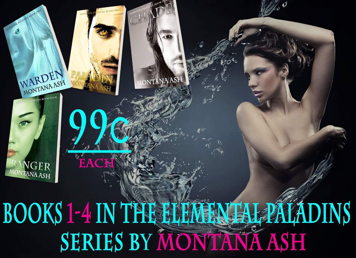 ReadMontanaAsh's tweet photo. The first four books in my Elemental Paladins series are 99c/99p each to help celebrate book five's upcoming release on Jan 20th. 

Warden – https://t.co/8JktVFgMxe
Paladin – https://t.co/yxKzaUal1L
Chade – https://t.co/QcuZdFsfk6
Ranger – https://t.co/lqvtUEUQMb https://t.co/DqFhWBnEx9